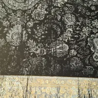 فرش ۶ متری کهنه نما|فرش|باغستان, |دیوار