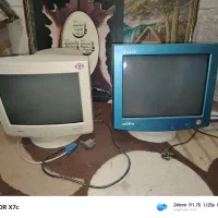 2عدد مانیتور کامپیوتر یک تلویزیون توافقی
