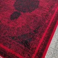فرش سنتی بلوچی ترکمنی *رنگ سبز قرمز طرح دستبافت *