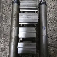 شیر گازی برنجی و جک پنوماتیک بادی