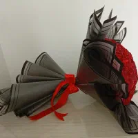 گل رز روبانی و باکسی|گل مصنوعی|تبریز, |دیوار