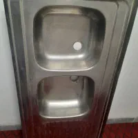 سینک کفی تخت چوبی . تابلو