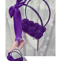 گل روبانی جاودان|گل مصنوعی|قم, بنیاد|دیوار