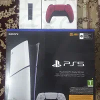 کنسول پلی استیشن 5 ps5 با دسته اضافه و پایه شارژر