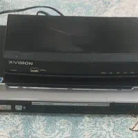 یک دستگاه  DVDوی دستگاه گیرنده شبکه های استانی