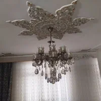 فروش لوستر برنزی و دیوارکوب سالم