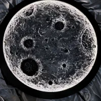 تابلو ماه نورانی و برجسته دکور شیک اتاق و پذیرایی|تابلو، نقاشی، عکس|شیراز, غدیر جنوبی|دیوار