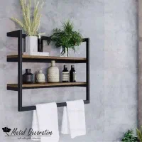 شلف دیواری فلزی حمام و سرویس بهداشتی