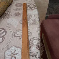 دسته چرخ خیاطی .خط کش .دو عدد قیچی