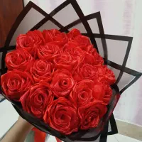 دسته گل هایی با ربان های باکیفیت تعداد و رنگ با تو|گل مصنوعی|یزد, |دیوار