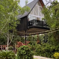 کلبه جنگلی تک خواب با صبحانه رایگان