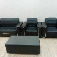 فروش نیم ست مبل اداری با جلو مبلی در حد نو