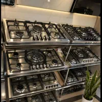 اجاق گاز صفحه ای شیشه استیل مدل parmis