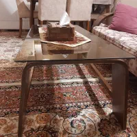 مبلمان ۷ نفره چوب خم شده و ناهارخوری ۶نفره چوبی|مبلمان خانگی و میز عسلی|کیش, |دیوار