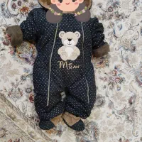 سرهمی نوزاد ،کاپشن دخترانه