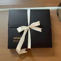 کیف پول و کمربند دو روی چرم مشهد با جعبه مخصوص