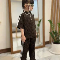حراج ست تیشرت و شلوار بگ پلنگی