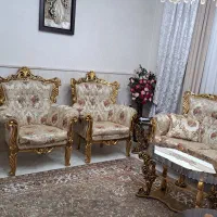 مبل سلطنتی ۹ نفره|مبلمان خانگی و میز عسلی|گلستان (تهران), |دیوار