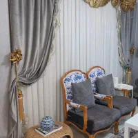 یک جفت مبل استیل چوب راش