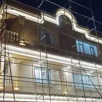 سنگ کاری نما،رومی،کلاسیک ،ترکیبی سنگ وآجر حرفه ایی