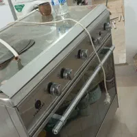 گاز طرح فر پنج شعله تمام استیل