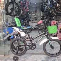 دوچرخه ۱۶ مشکی سبز|دوچرخه، اسکیت، اسکوتر|مشهد, شهید آوینی|دیوار