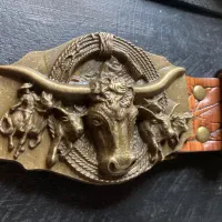 کمربند خارجی طرح گاو وحشی تگزاسی