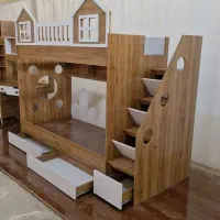 تخت دوطبقه مدل خانه 2