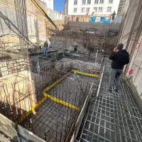 اجرای اسکلت بتنی