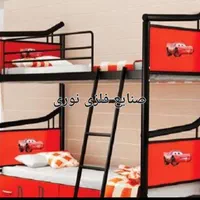 تخت فلزی دوطبقه مدل پوما(صنایع فلزی نوری)شایان|تخت و سرویس خواب|مشهد, بهمن|دیوار