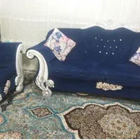 مبل پنج نفره سرمه ای