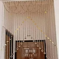 تولیدی پرده کریستالی و پولکی|پرده، رانر، رومیزی|همدان, |دیوار