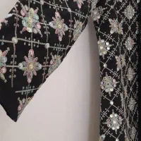 کت سوزندوزی مخمل و لنین|لباس|تربت‌حیدریه, بوستان باغ ملی|دیوار