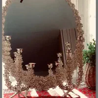 آیینه و شمعدان آب نقره
