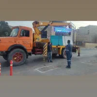 اجاره جرثقیل3تن5تن 10تن 15تن وتریلی کفی شبانه روزی|خدمات حمل و نقل|اهواز, کوی آغاجاری|دیوار