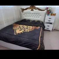 تخت دو نفره تاج چرم