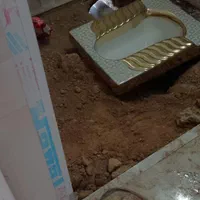 تعمیرات سرویس بهداشتی با مصالح