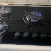 اجاق گاز صفحه ای شیشه ای sanoma