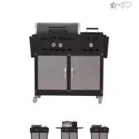 باربیکیو گازی و زغالی با ترمومتر