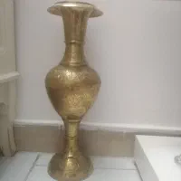 گلدان برنج اصل کنده کاری شده  45 سانت|صنایع دستی و سایر لوازم تزئینی|کرج, اصفهانی‌ها|دیوار