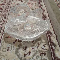 میوه خوری خارجی وقندان وزیرسیگاری کریستال قدیمی|ظروف سرو و پذیرایی|ملارد, |دیوار