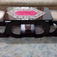 جلو مبلی همراه ۴تا عسلی در حد نو