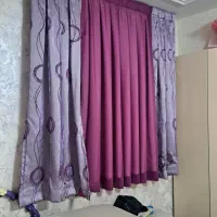 پرده حریر سه تیکه