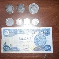 سکه قدیمی نقره ای و تمبر|کلکسیون سکه، تمبر، اسکناس|رشت, فلسطین|دیوار