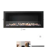 شومینه مدرن 120سانتی تمام شیشه