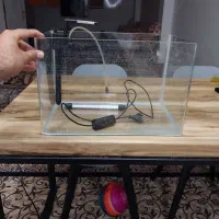 اکواریوم شرکتی همراه با پمپ و ال ای دی
