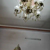 لوستر تمام برنز 5 شعله 10 شاخه