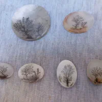 شجر درختی روی عقیق طبیعی|جواهرات|اردبیل, |دیوار