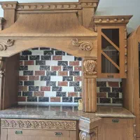 کابینت چوب و ام دی اف نمایشگاه ریر قیمت
