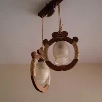 لوستر چوبی